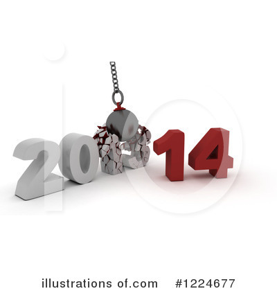 Royalty-Free (RF) New Year Clipart Illustration by KJ Pargeter - Stock Sample #1224677