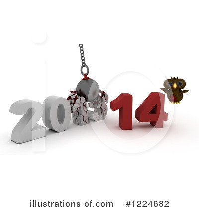 Royalty-Free (RF) New Year Clipart Illustration by KJ Pargeter - Stock Sample #1224682