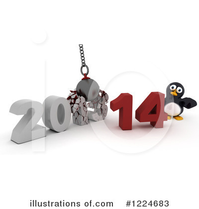 Penguin Clipart #1224683 by KJ Pargeter