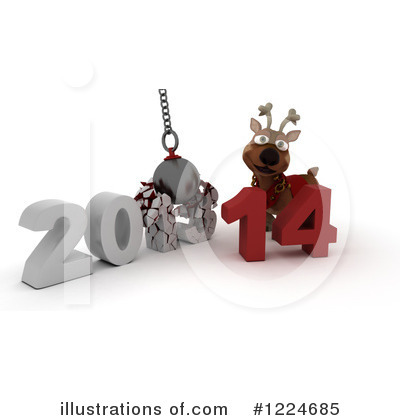 Royalty-Free (RF) New Year Clipart Illustration by KJ Pargeter - Stock Sample #1224685