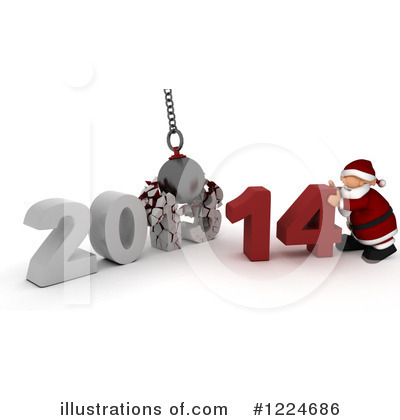 Royalty-Free (RF) New Year Clipart Illustration by KJ Pargeter - Stock Sample #1224686