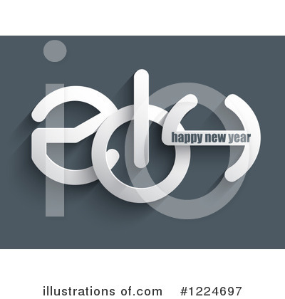 Royalty-Free (RF) New Year Clipart Illustration by KJ Pargeter - Stock Sample #1224697