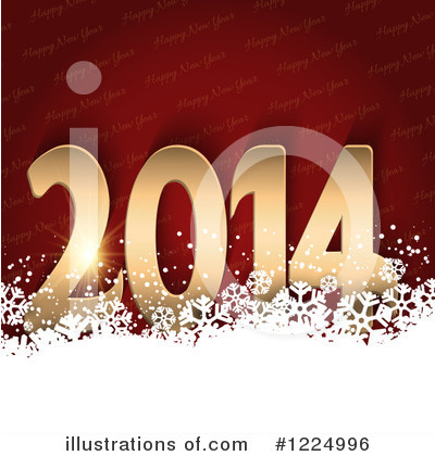 Royalty-Free (RF) New Year Clipart Illustration by KJ Pargeter - Stock Sample #1224996