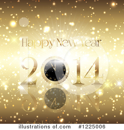 Royalty-Free (RF) New Year Clipart Illustration by KJ Pargeter - Stock Sample #1225006