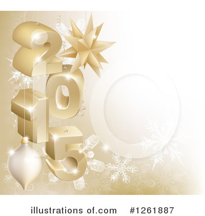 Royalty-Free (RF) New Year Clipart Illustration by AtStockIllustration - Stock Sample #1261887