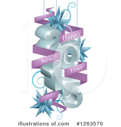 Royalty-Free (RF) New Year Clipart Illustration by AtStockIllustration - Stock Sample #1263570