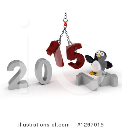 Penguin Clipart #1267015 by KJ Pargeter