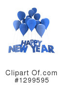 New Year Clipart #1299595 by Frank Boston