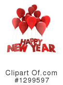 New Year Clipart #1299597 by Frank Boston