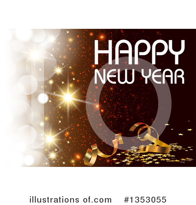 Royalty-Free (RF) New Year Clipart Illustration by dero - Stock Sample #1353055