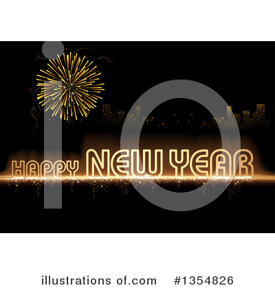New Year Clipart #1354826 by dero