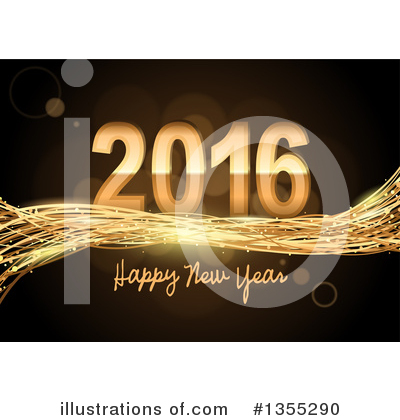 Royalty-Free (RF) New Year Clipart Illustration by dero - Stock Sample #1355290