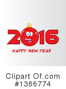 New Year Clipart #1366774 by Hit Toon