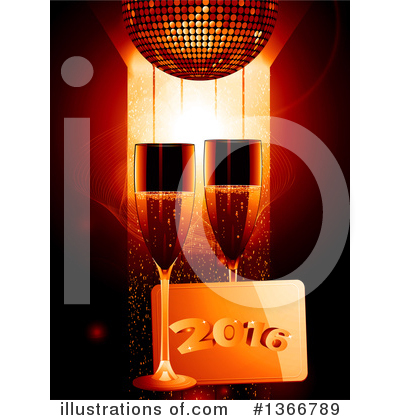 Royalty-Free (RF) New Year Clipart Illustration by elaineitalia - Stock Sample #1366789