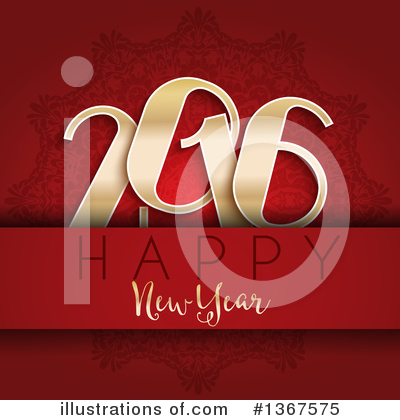 Royalty-Free (RF) New Year Clipart Illustration by KJ Pargeter - Stock Sample #1367575