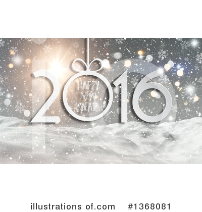 Royalty-Free (RF) New Year Clipart Illustration by KJ Pargeter - Stock Sample #1368081