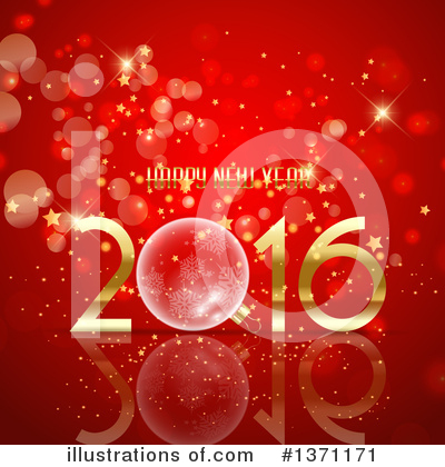 Royalty-Free (RF) New Year Clipart Illustration by KJ Pargeter - Stock Sample #1371171