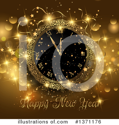 Royalty-Free (RF) New Year Clipart Illustration by KJ Pargeter - Stock Sample #1371176