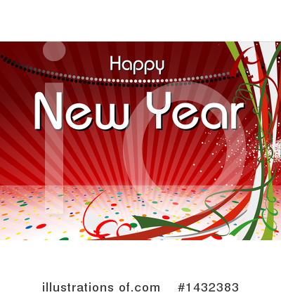 Royalty-Free (RF) New Year Clipart Illustration by dero - Stock Sample #1432383