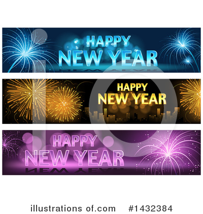 Royalty-Free (RF) New Year Clipart Illustration by dero - Stock Sample #1432384