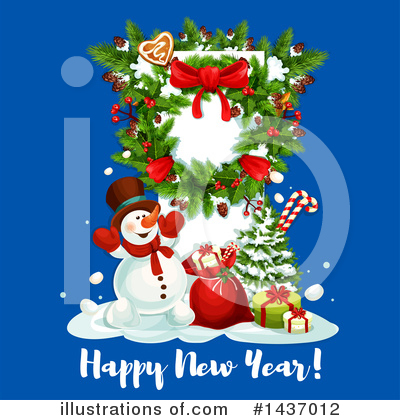 Royalty-Free (RF) New Year Clipart Illustration by Vector Tradition SM - Stock Sample #1437012
