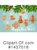 New Year Clipart #1437018 by Vector Tradition SM