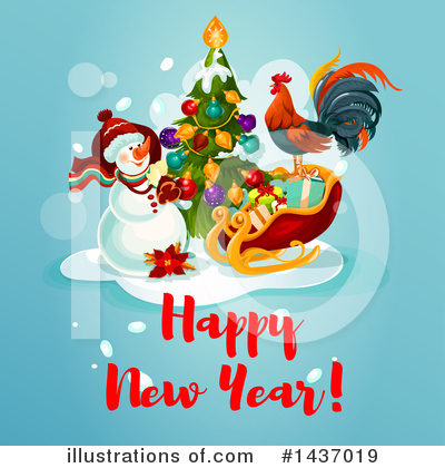 Royalty-Free (RF) New Year Clipart Illustration by Vector Tradition SM - Stock Sample #1437019