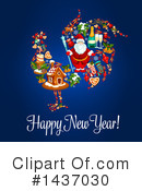 New Year Clipart #1437030 by Vector Tradition SM