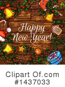 New Year Clipart #1437033 by Vector Tradition SM