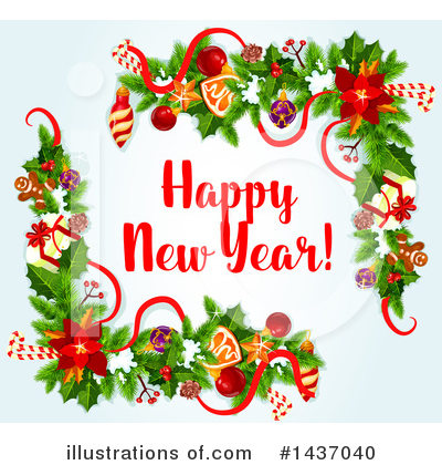 Royalty-Free (RF) New Year Clipart Illustration by Vector Tradition SM - Stock Sample #1437040