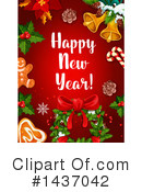 New Year Clipart #1437042 by Vector Tradition SM