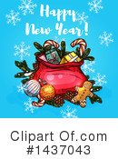 New Year Clipart #1437043 by Vector Tradition SM