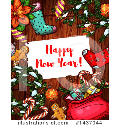 Royalty-Free (RF) New Year Clipart Illustration by Vector Tradition SM - Stock Sample #1437044