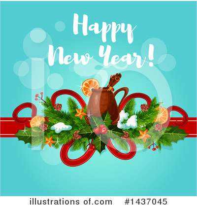 Royalty-Free (RF) New Year Clipart Illustration by Vector Tradition SM - Stock Sample #1437045