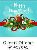 New Year Clipart #1437045 by Vector Tradition SM