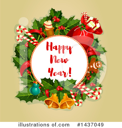 Royalty-Free (RF) New Year Clipart Illustration by Vector Tradition SM - Stock Sample #1437049