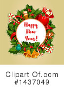 New Year Clipart #1437049 by Vector Tradition SM