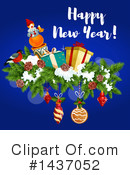 New Year Clipart #1437052 by Vector Tradition SM