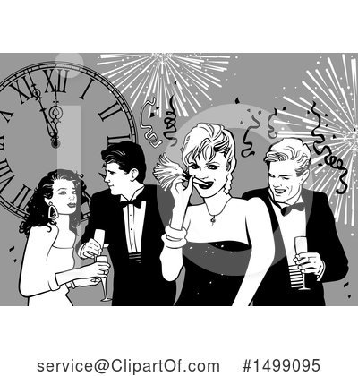 New Year Clipart #1499095 by dero