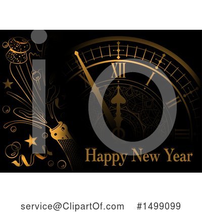 Champagne Clipart #1499099 by dero