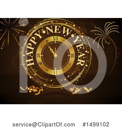 New Year Clipart #1499102 by dero