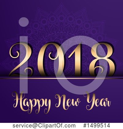 Royalty-Free (RF) New Year Clipart Illustration by KJ Pargeter - Stock Sample #1499514