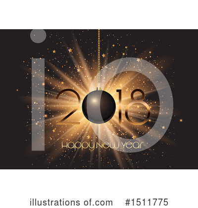 Royalty-Free (RF) New Year Clipart Illustration by KJ Pargeter - Stock Sample #1511775