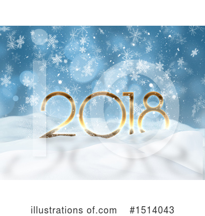 Royalty-Free (RF) New Year Clipart Illustration by KJ Pargeter - Stock Sample #1514043