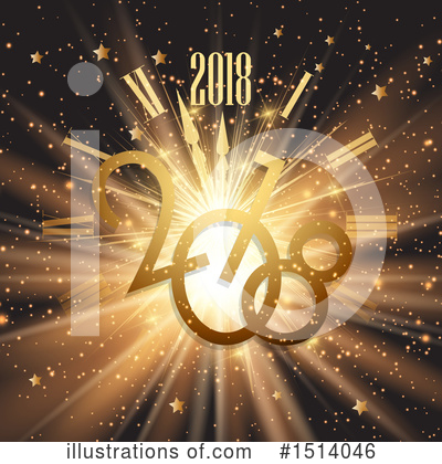 Royalty-Free (RF) New Year Clipart Illustration by KJ Pargeter - Stock Sample #1514046
