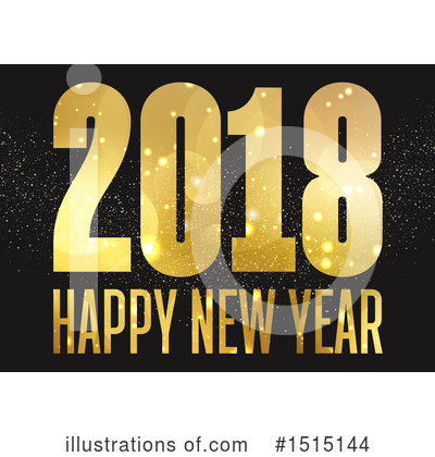 Royalty-Free (RF) New Year Clipart Illustration by KJ Pargeter - Stock Sample #1515144