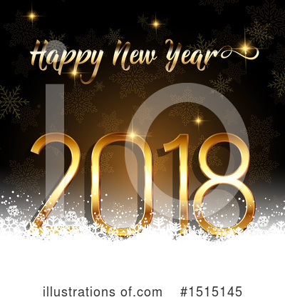 Royalty-Free (RF) New Year Clipart Illustration by KJ Pargeter - Stock Sample #1515145