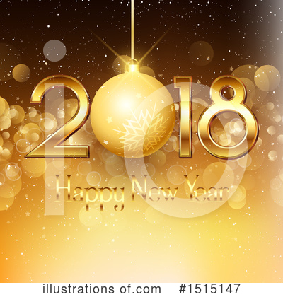 Royalty-Free (RF) New Year Clipart Illustration by KJ Pargeter - Stock Sample #1515147