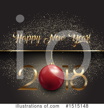 Royalty-Free (RF) New Year Clipart Illustration by KJ Pargeter - Stock Sample #1515148