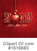 New Year Clipart #1616683 by KJ Pargeter